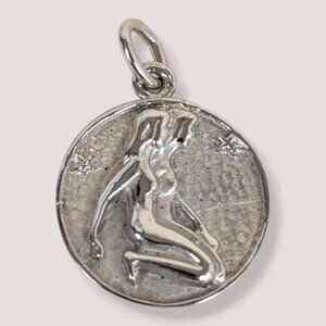 Vintage Sterling Gemini Charm
